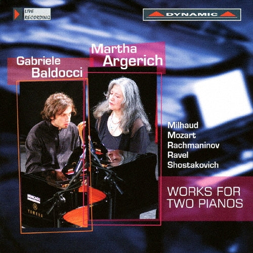 Mozart / Argerich / Baldocci - Works for Two Pianos - Mozart, Shostakovich, Rachmaninov, etc - Import CD