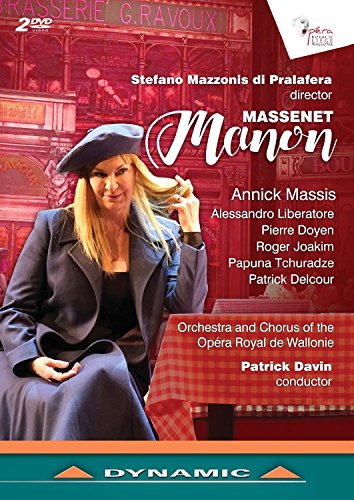 Massenet (1842-1912) - Manon : Pralafera, Patrick Davin / Wallonie Royal Opera, Massis, Liberatore, P.Doyen, Joakim, etc (2014 Stereo)(2DVD) - Import 2 DVD