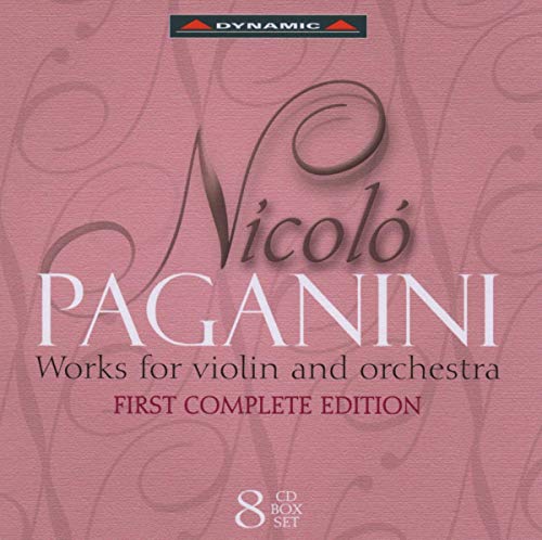 Paganini (1782-1840) - "Complete Works for Violin & Orchestra : Quarta, Accardo Mezzena, Menuhin, Ricci, etc (8CD)" - Import 8 CD