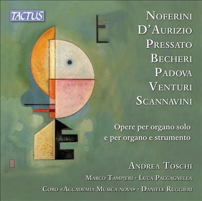 Andrea Toschi - Works For Solo Organ & For Organ & Instrument: Toschi(Organ)Tampieri(Tp)Paccagnella(Vc)Ruggieri(Fl)Etc - Import CD