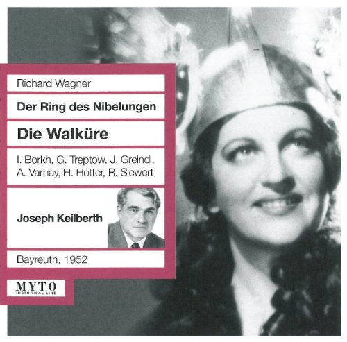 Wagner (1813-1883) - Die Walkure : Keilberth / Bayreuther Festspielhaus, Hotter, Borkh, etc (1952 Monaural)(3CD) - Import 3 CD