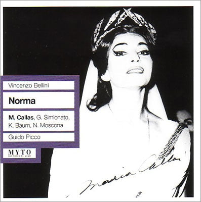 Bellini (1801-1835) - Norma : Picco / Palacio De Las Bellas Artes, Callas, K.Baum, Simionato, Moscona, etc (1950 Monaural)(2CD) - Import 2 CD