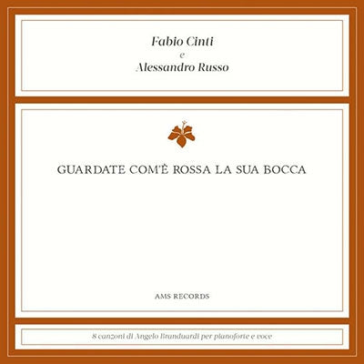 Fabio Cinti - Guardate Com'E Rossa La Sua Bocca - Import CD