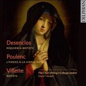 Choir Of King'S College London - Desenclos: Messe de Requiem, Salve regina & Poulenc: Litanies a la vierge noire de Rocamadour - Import CD