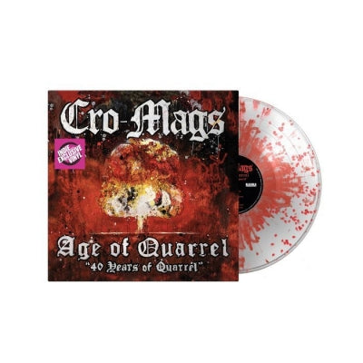 Cro-Mags - Age Of Quarrel: 40 Years Of Quarrel - Import Crystal Red Splatter Vinyl LP Record Limited Edition