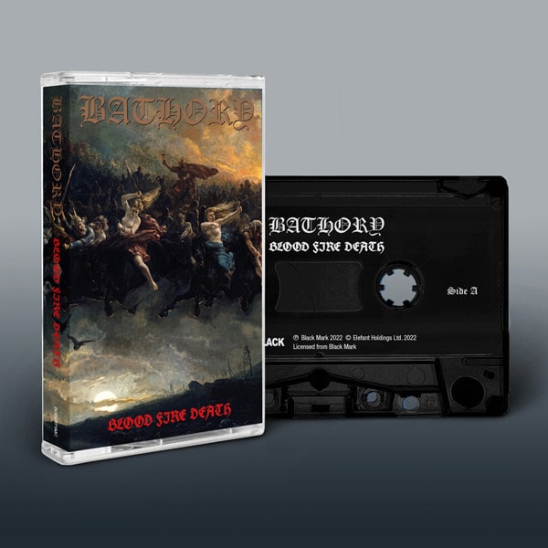 Bathory - Blood Fire Death - Import Cassette Tape