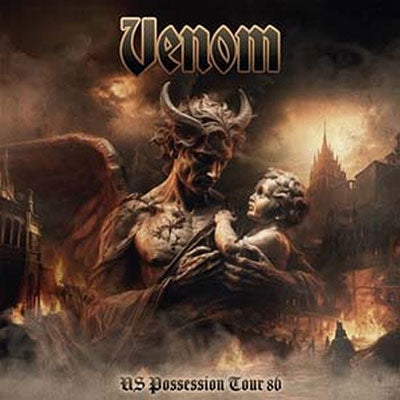 Venom - U.S. Possession Tour 86 - Import Black W/ Red Splatter Vinyl LP Record Limited Edition