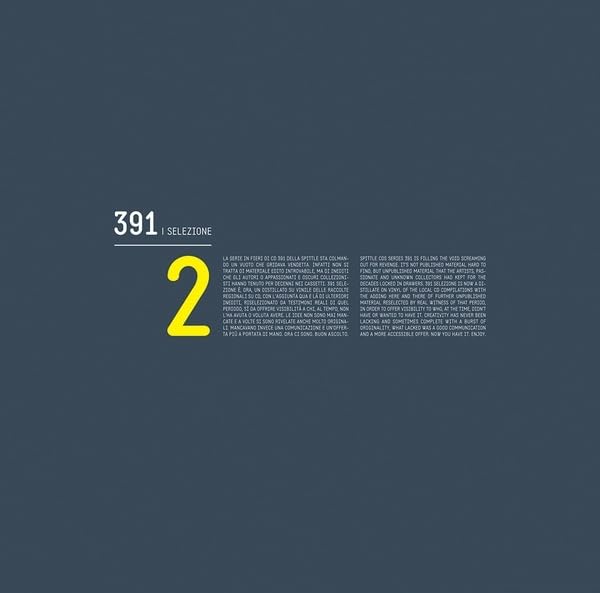 Various Artists - 391 Selezione 2 - Import Vinyl LP Record