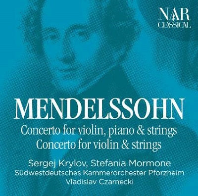 Mendelssohn / Krylov, Sergej / Mormon, Stefania - Mendelssohn: Concerto For Violin Piano & Strings / Concerto For Violin& Strings - Import CD