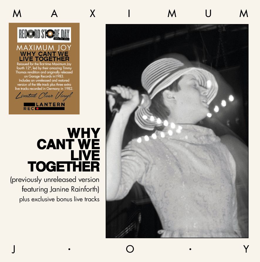 Maximum Joy - Why Can't We Live Together (Previously Unreleased Version Plus Exclusive Bonus Live Tracks) - Import LP Record Limited Edition