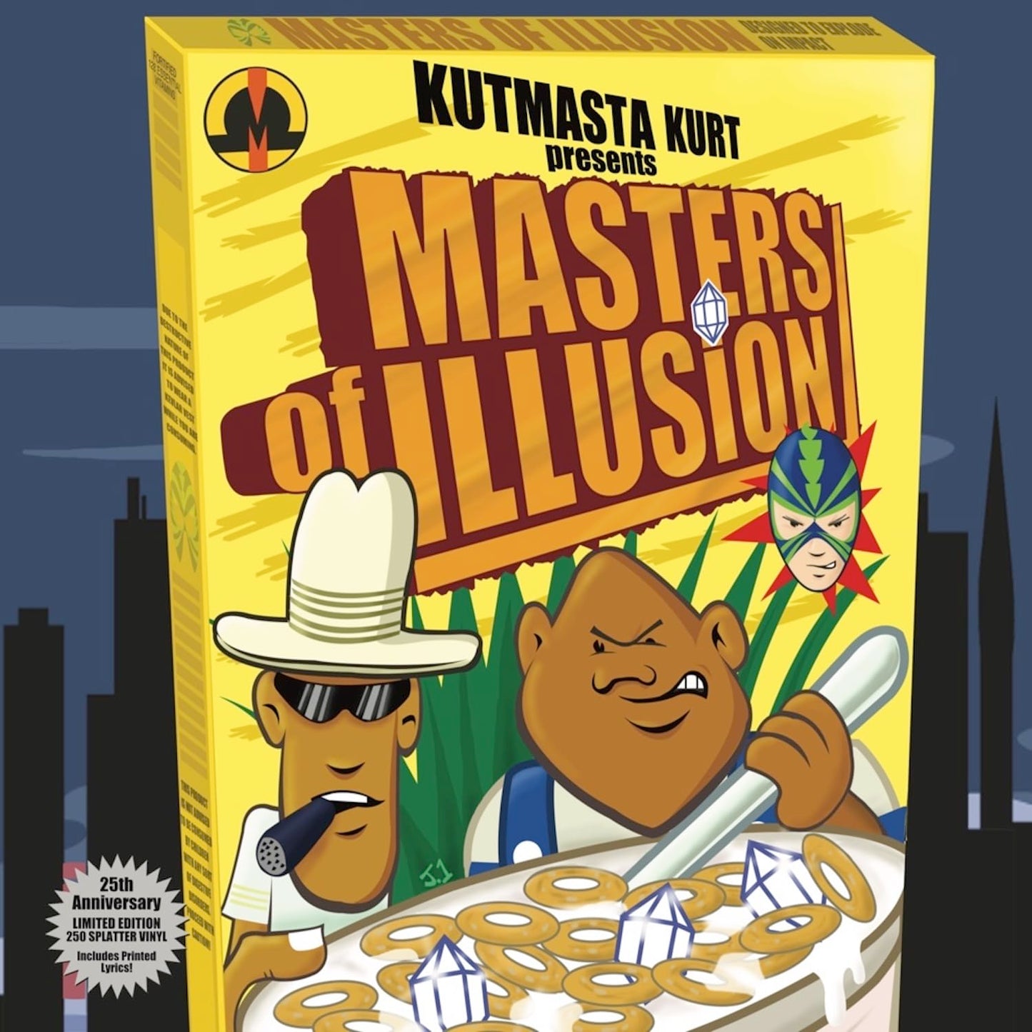 Kutmasta Kurt - Masters Of Illusion - Import Splatter Vinyl 2 LP Record Limited Edition