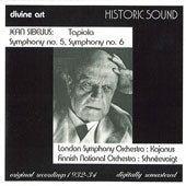 Robert Kajanus, Georg Schneevoigt - Sibelius: Tapiola, Symphony No.5 & No.6 - Import CD