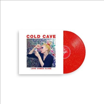 Cold Cave - Love Comes Close - Import Ruby Red With Glitter Colored Vinyl LP Record
