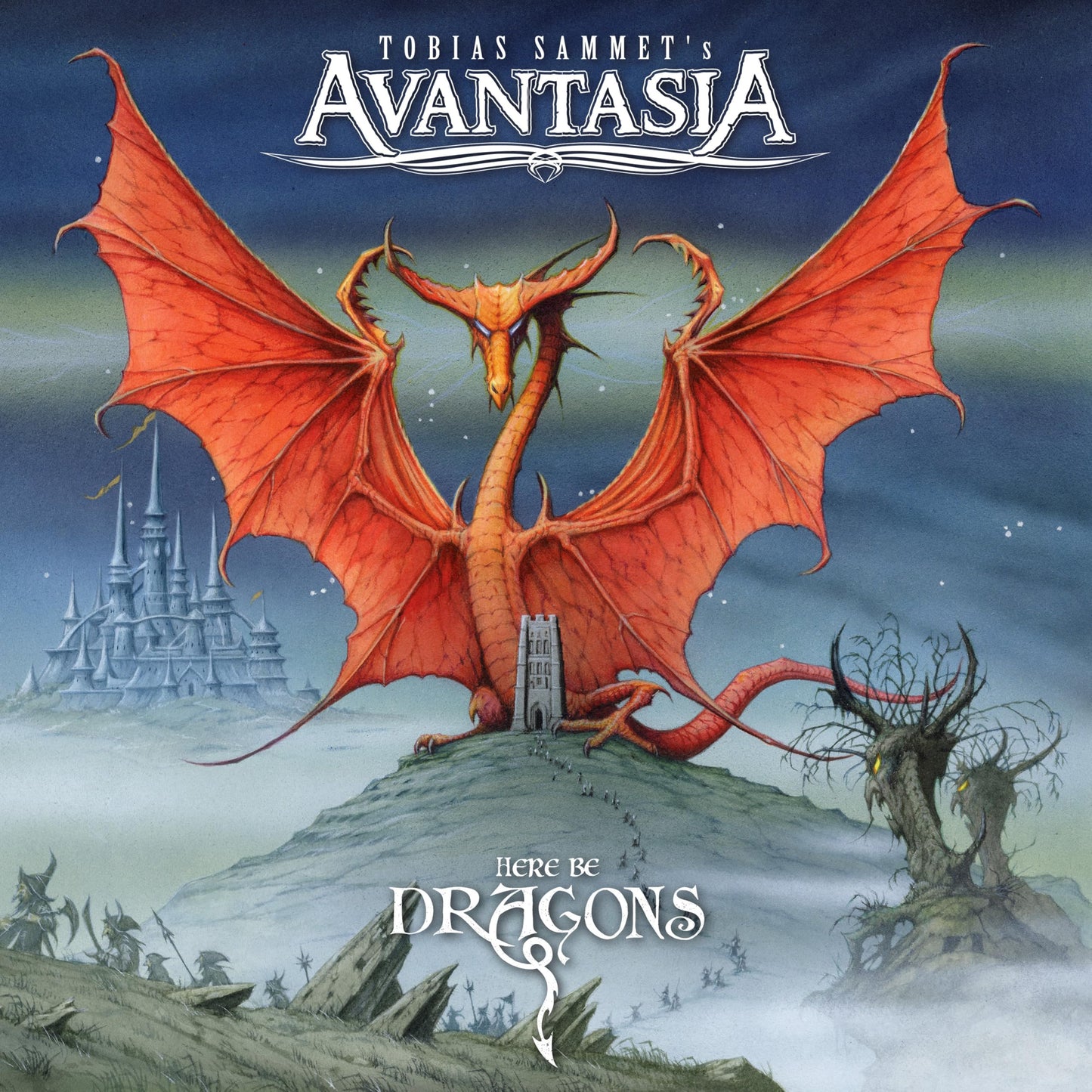 Tobias Sammet'S Avantasia - Here Be Dragons - Import Black Vinyl LP Record