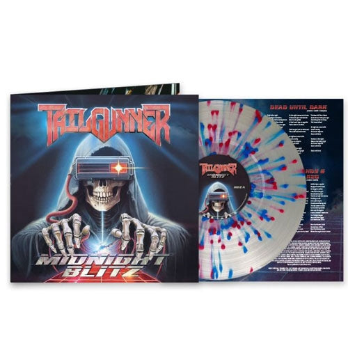Tailgunner - Midnight Blitz - Import Cristallo Red Sky Blue Splatter Vinyl LP Record Limited Edition
