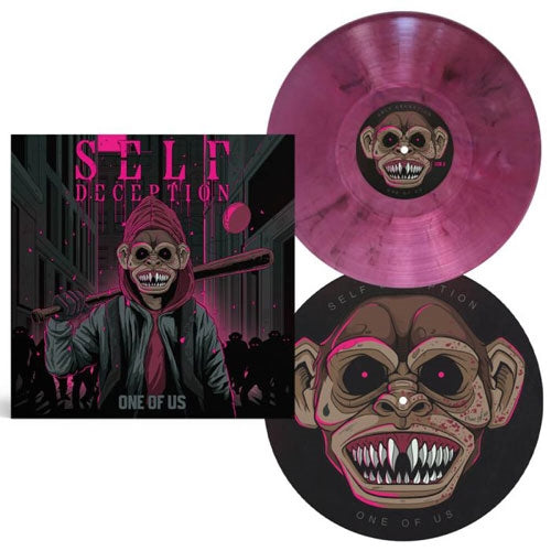 Self Deception - One Of Us (+ Slipmat) - Import Translucent Old Purple Viola Black Marbled Vinyl LP Record Limited Edition