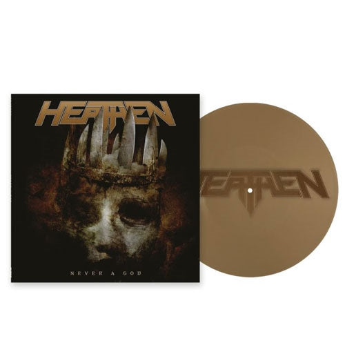 Heathen - Never A God - Import Gold Vinyl 12 inch Record