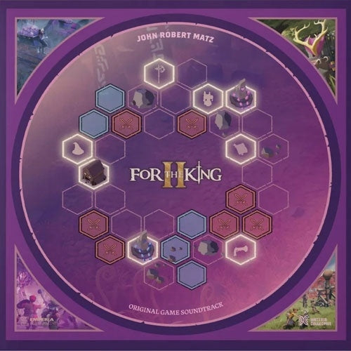 Patti Rudisill, Andrew Stern, Laura Intravia, Kristin Naigus, Peter Anthony Smith And John Robert Matz - For The King 1+2 - Import Royal Magenta & Fahrul Violet Vinyl 2 LP Record