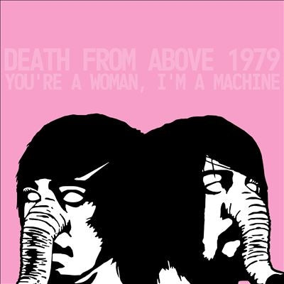 Death From Above 1979 - You're A Woman, I'm A Machine - Import Pink/Silver Splatter Vinyl LP Record