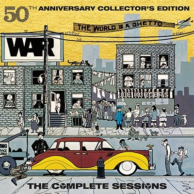 War - The World Is A Ghetto (50th Anniversary Collector's Edition) - Import Gold & Black Vinyl 5 LP Record Box Set Bonus Track