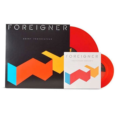 Foreigner - Agent Provocateur - Import Rhino Red Vinyl LP+7inch Record