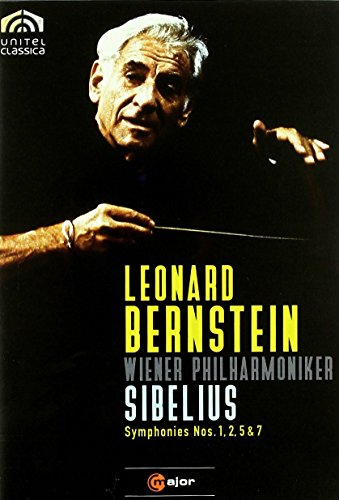 Sibelius (1865-1957) - Symphonies Nos.1, 2, 5, 7 : Leonard Bernstein / Vienna Philharmonic (2DVD) - Import 2 DVD