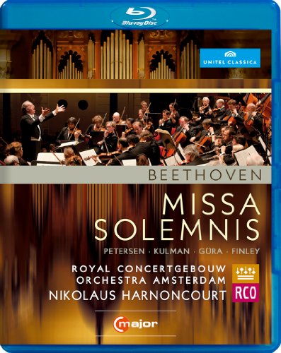 Beethoven (1770-1827) - "Missa Solemnis : Harnoncourt / Concertgebouw Orchestra, M.Petersen, Kulman, Gura, Finley" - Import Blu-ray Disc