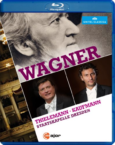 Wagner (1813-1883) - Wagner in Dresden -Orchestral Music & Scenes : Thielemann / Staatskapelle Dresden, J.Kaufmann(T) - Import Blu-ray Disc