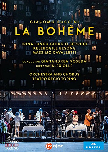 Puccini (1858-1924) - La Boheme : Olle, Gianandrea Noseda / Teatro Regio di Torino, Lungu, Berrugi, Besong, Cavalletti, etc (2016 Stereo) - Import DVD