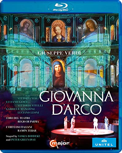 Verdi (1813-1901) - Giovanna d'Arco : Greenaway, Tebar / I Virtuosi Italiani, Vittoria Yeo, Ganci, Vitelli, Mangione, etc (2016 Stereo) - Import Blu-ray Disc