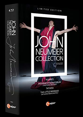 Ballet & Dances Classical - John Neumeier Collection -Nijinsky, Weihnachts-Oratorium, Tatiana, The Little Mermaid (4BD) - Import 4 Blu-ray Disc Box