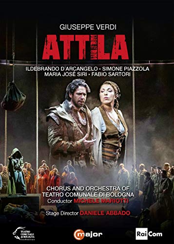 Verdi (1813-1901) - Attila : D.Abbado, Mariotti / Teatro Comunale di Bologna, d'Arcangelo, Piazzola, Siri, Sartori, etc (2016 Stereo) - Import DVD