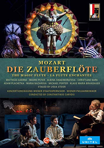 Mozart (1756-1791) - Die Zauberflote : Steier, Constantinos Carydis / Vienna Philharmonic, Goerne, M.Peter, Shagimurotava, C.Karg, Plachetka, Nazarova, etc (2018 Stereo)(2DVD) - Import 2 DVD