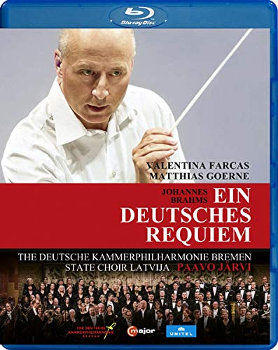 Brahms (1833-1897) - Ein deutsches Requiem : Paavo Jarvi / Deutsche Kammerphilharmonie, Matthias Goerne, Valentina Farcas - Import Blu-ray Disc