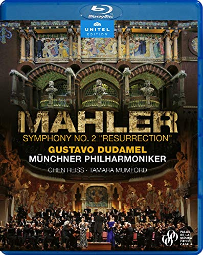 Mahler (1860-1911) - Symphony No.2 : Gustavo Dudamel / Munich Philharmonic (2019 Barcelona) - Import Blu-ray Disc
