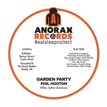 Phil Hooton - Garden Party (Single Sided) - Import Vinyl 7-inch single Record