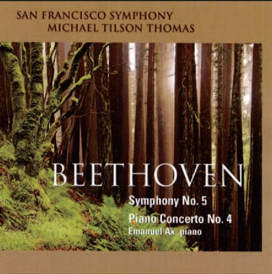 Michael Tilson Thomas - Beethoven: Symphony No. 5 & Piano Concerto No. 4 - Import SACD Hybrid