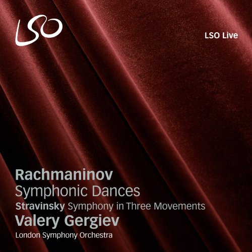 Stravinsky (1882-1971) - Rachmaninov Symphonic Dances, Stravinsky Symphony in 3 Movements : Gergiev / London Symphony Orchestra (Hybrid) - Import SACD Hybrid