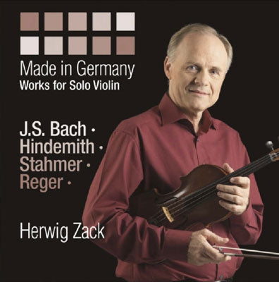 Herwig Zack - Made in Germany: Works for Solo Violin - Import CD