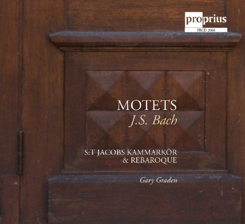 Bach (1685-1750) - Motets: G.graden / St Jacobs Kammarkor & Rebaroque - Import CD
