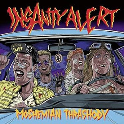 Insanity Alert - Moshemian Thrashody - Import Splatter Vinyl 10inch Record Limited Edition