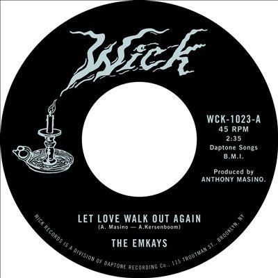 Emkays - Let Love Walk Out Again / Through The Pines - Import 7 Inch Single Record