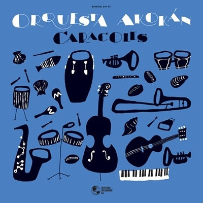 Orquesta Akokan - Caracoles - Import Indie Exclusive/Ocean Blue Vinyl LP Record Limited Edition