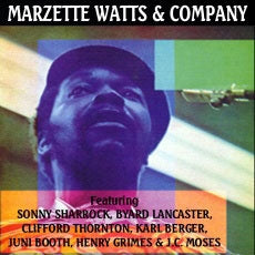 Marzette Watts - Marzette Watts & Company - Import CD