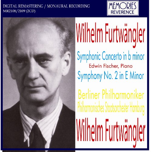 Furtwangler, Wilhelm (1886-1954) - Symphony No, 2, Symphonic Concerto : Furtwangler / Hamburg Philharmonic, Berlin Philharmonic, E.Fischer (2CD) - Import 2 CD