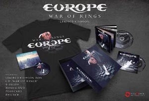 Europe - War of Kings: Special Edition - Import CD+DVD+T-shirt:XSize L+Goods Limited Edition