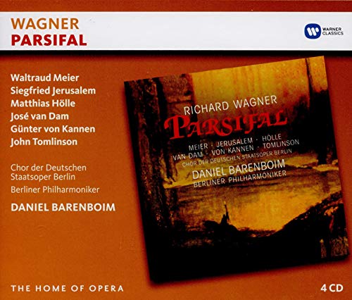 Wagner (1813-1883) - Parsifal : Barenboim / Berlin Philharmonic, van Dam, Tomlinson, Holle, Jerusalem, Kannen, W.Meier, etc (1989-90 Stereo)(4CD) - Import 4 CD
