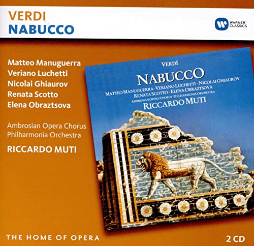 Verdi (1813-1901) - Nabucco : Muti / Philharmonia, Manuguerra, Lucchetti, Ghiaurov, Scotto, Obraztsova, etc (1978 Stereo)(2CD) - Import 2 CD