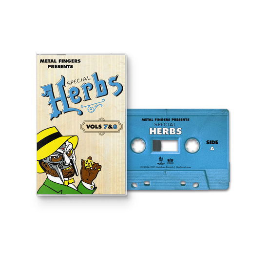 MF Doom - Metal Fingers Presents: Special Herbs Vol.7&8 - Import Cassette Tape Limited Edition