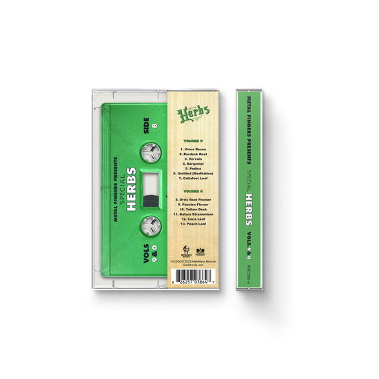 MF Doom - Metal Fingers Presents: Special Herbs Vol.9&0 - Import Cassette Tape Limited Edition